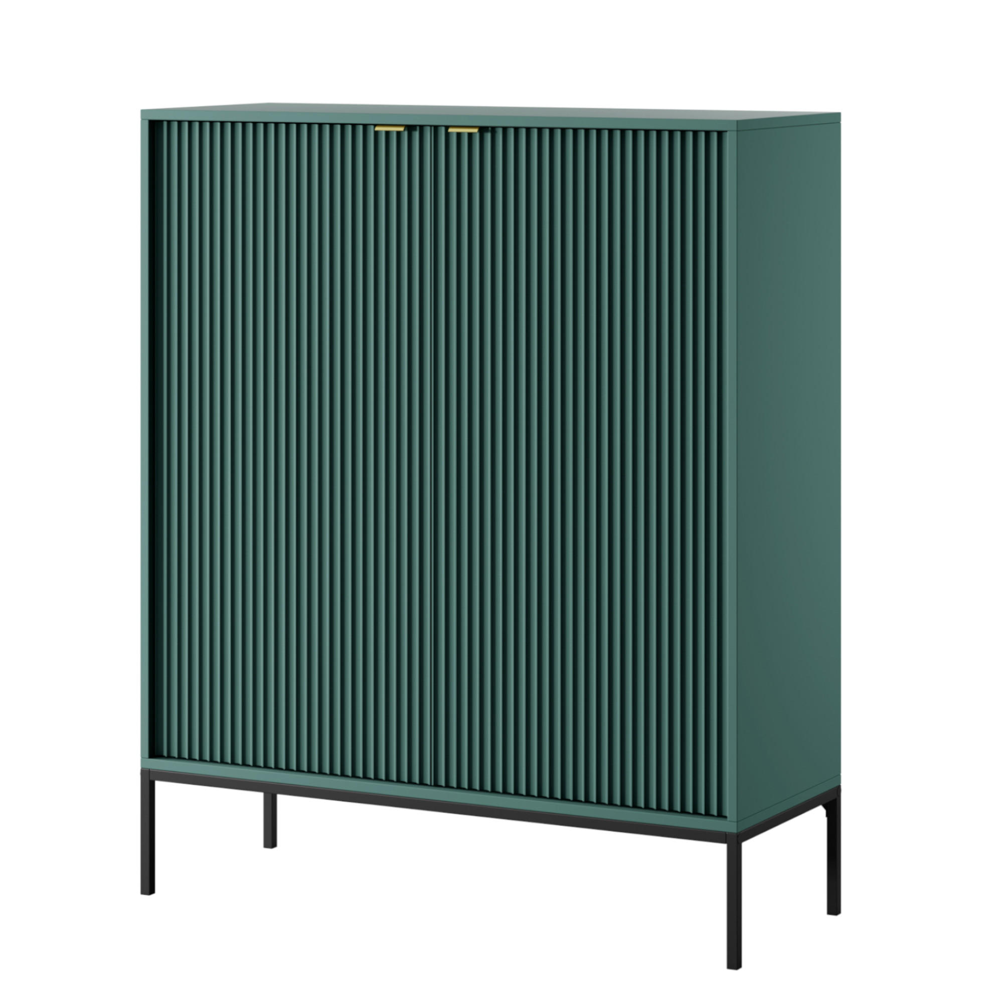 Komodee Sideboard Grün 104x125x39 cm