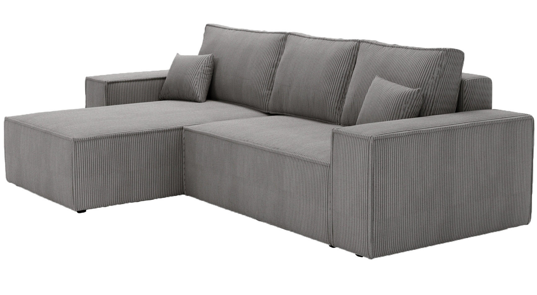 Emporius Ecksofa Grau 277x189 cm