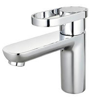 WASCHTISCHARMATUR Einhebelmischer Chrom Wassersparend 83 mm Auslaufhöhe - Silberfarben, Metall (11.2/14.7/16.5cm)