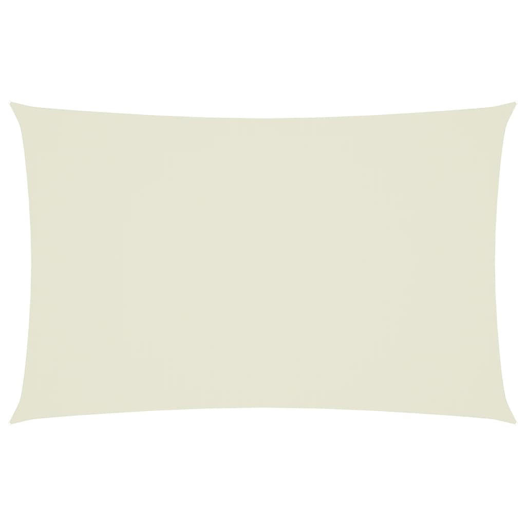 SONNENSEGEL Oxford-Gewebe Rechteckig 2.5/5 M Creme - Creme, Textil (250/500cm) - vidaXL