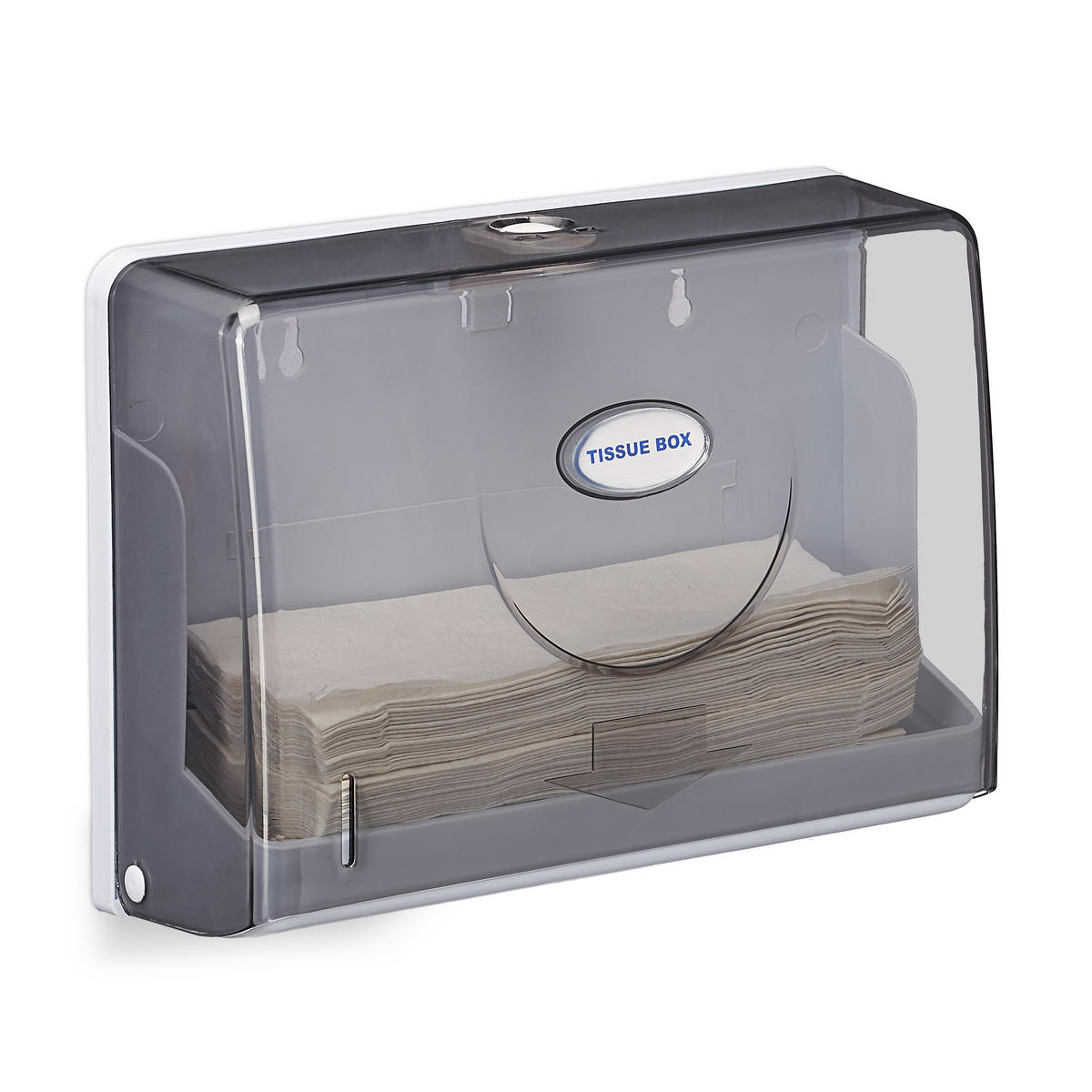 ZÁSOBNÍK na papírové ručníky - různobarevná, plast (27.5/20.5/10cm) - Relaxdays