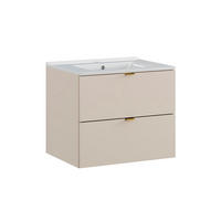 WASCHTISCH 60cm Azel Kaschmir - Beige, Holzwerkstoff (60/50/46cm) - Petits-meubles