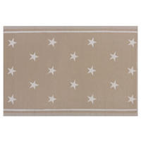 OUTDOOR-TEPPICH Latur 180/120 cm - Beige, Kunststoff (120/180cm) - Beliani
