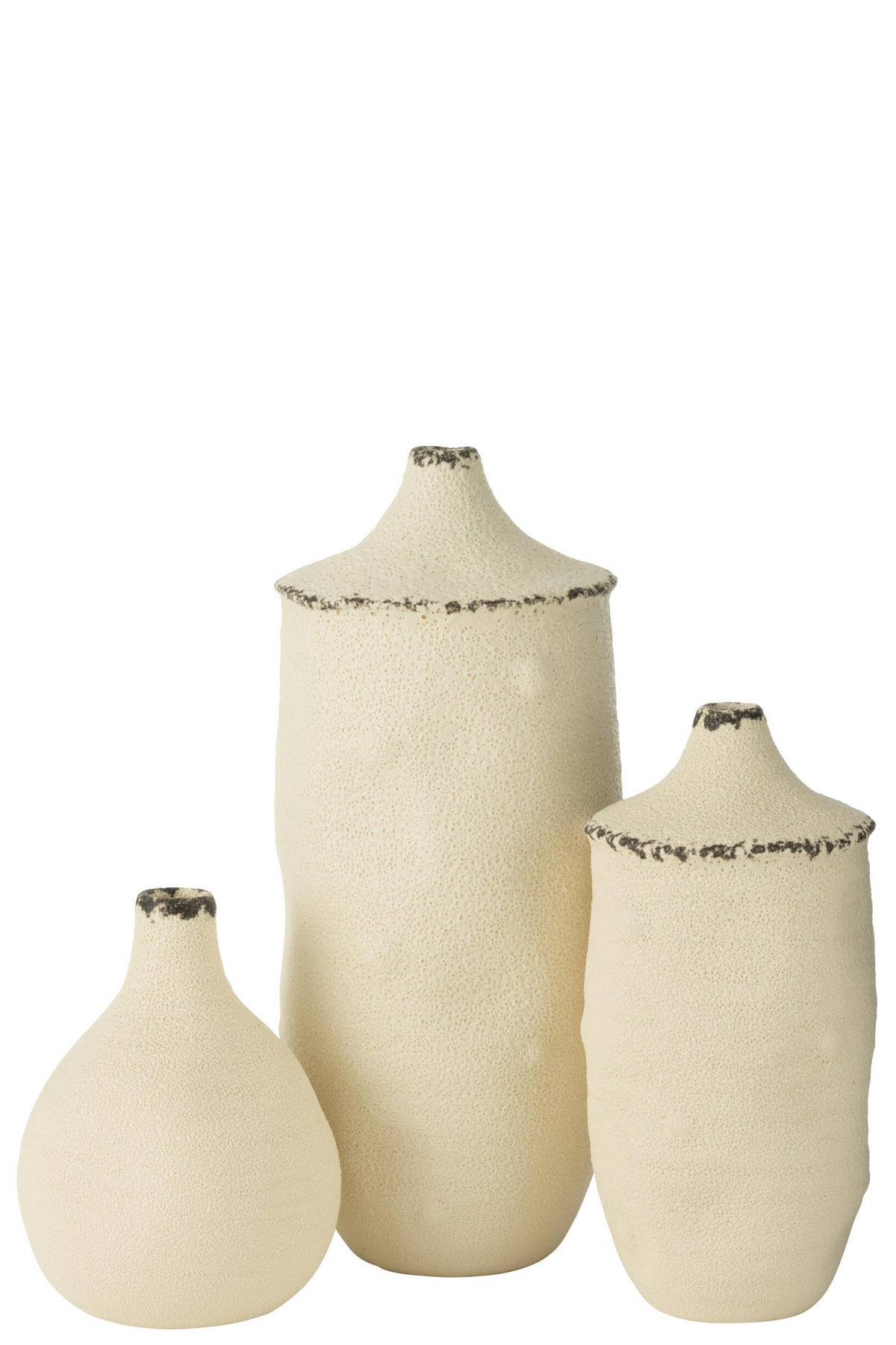 VASE BAY - Töpferei - Multi - L - Ø 17 cm - Multicolor, Keramik (40.5cm) - J-Line