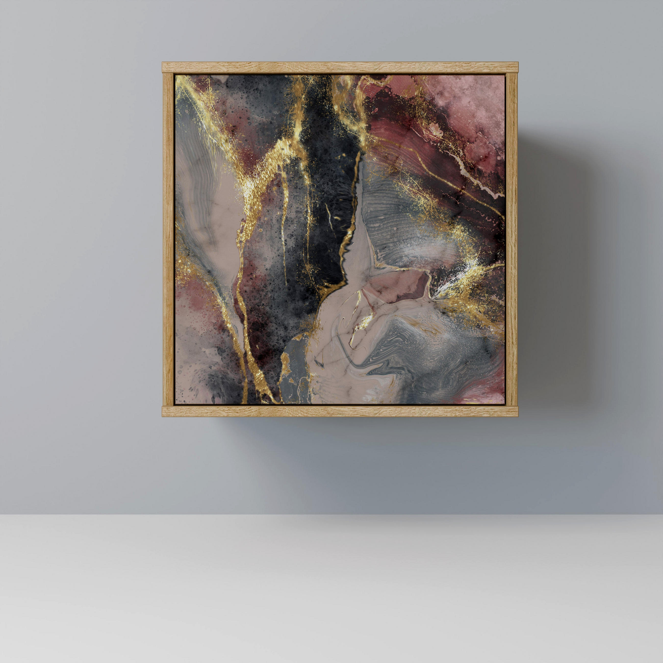 SpaceRebels Sideboard Eiche 57.5x57.5x42 cm