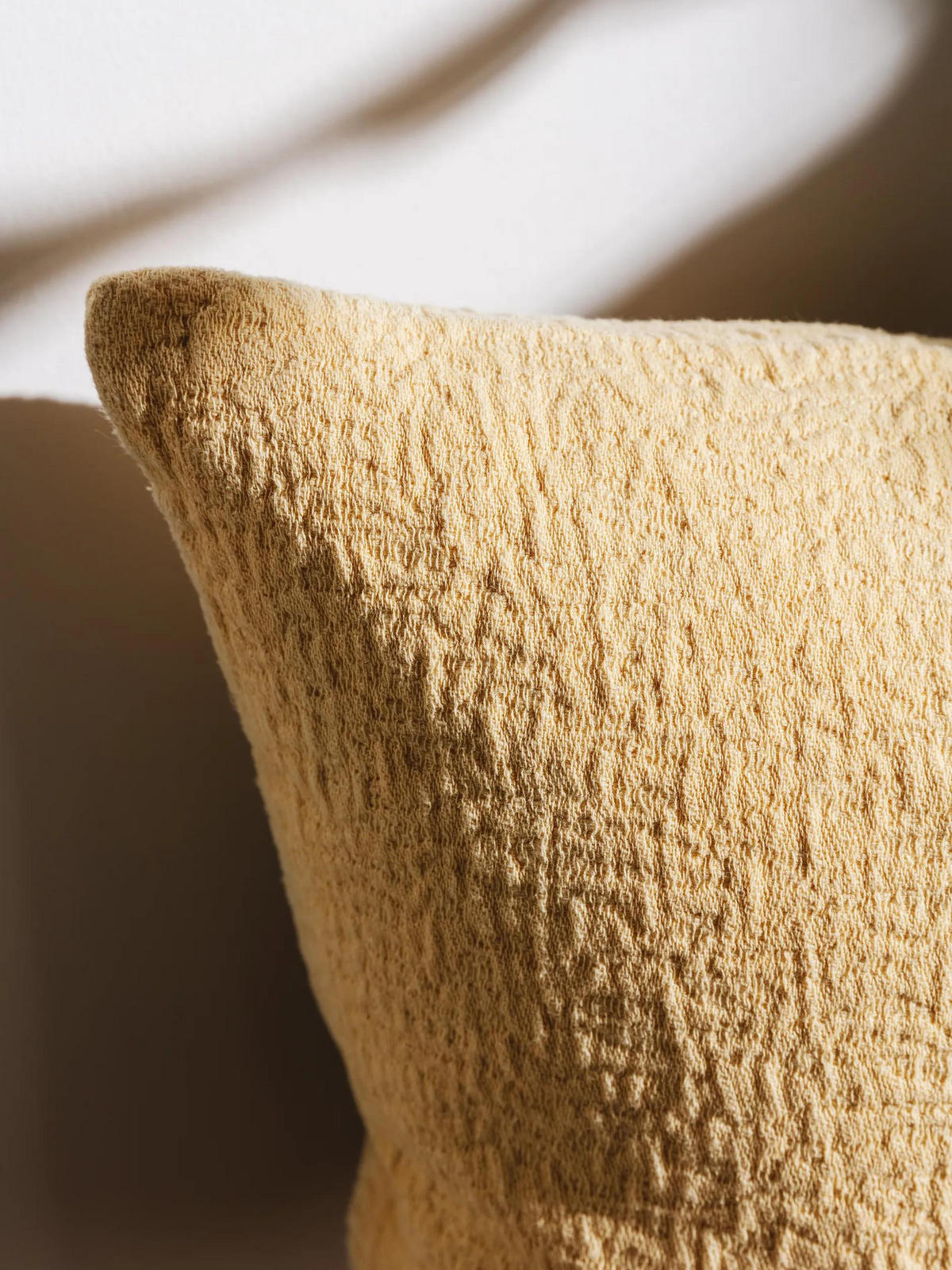 KISSENBEZUG Carmo Gelb 45/45 cm - Gelb, Textil (45/45cm) - benuta