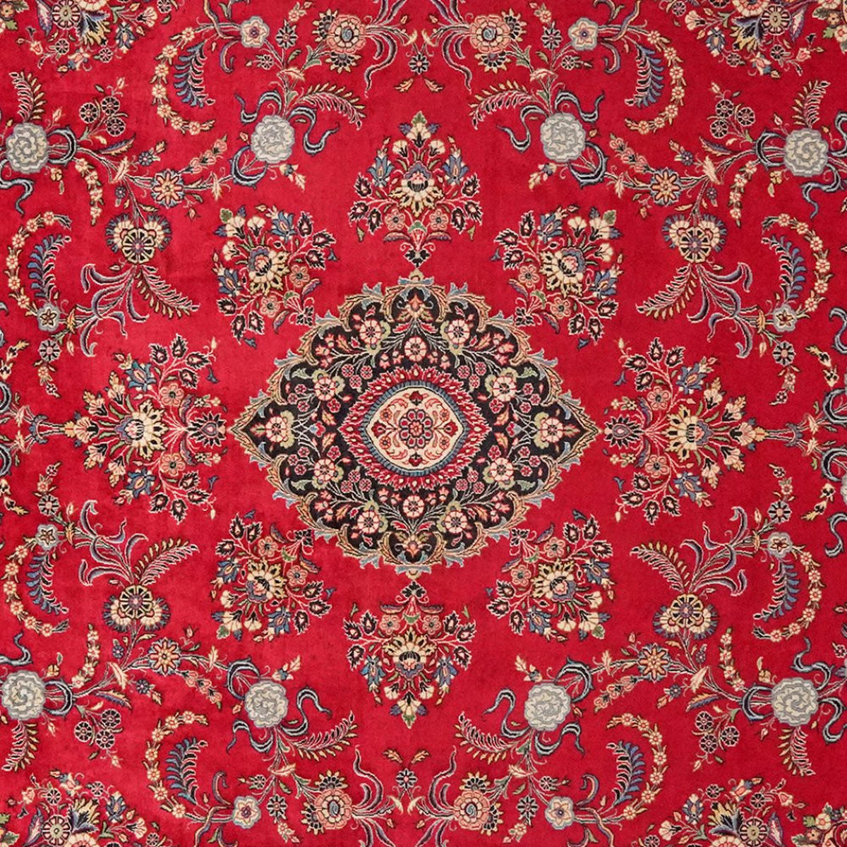ORIENTTEPPICH handgeknüpft Ekbatan Rot 300/200 cm Schurwolle - Rot, Textil (200/300cm) - Looma