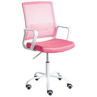 BÜROSTUHL Rosa Ease - Pink, Textil (54/94/54cm) - Beliani