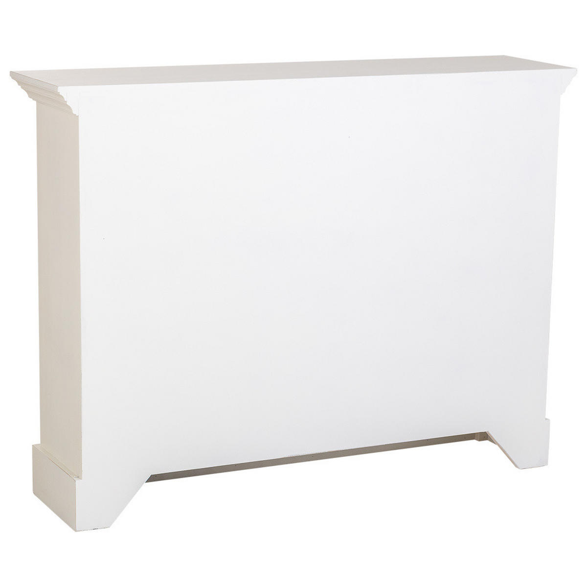 HOLZSCHRANK mit 2 Türen 130x33x99 cm - Weiß, Holz (130/99/33cm) - Wanderlust