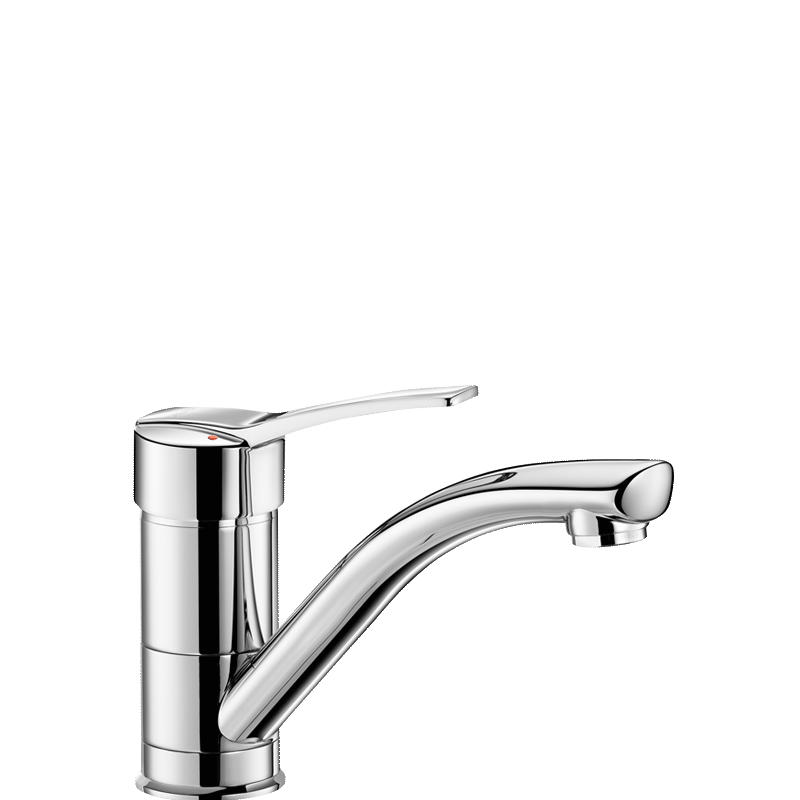 EINHEBELMISCHER Waschtisch Schwenkauslauf H100 L170 Bedienhebel - Chromfarben, Metall (22/9.5/30cm) - Delabie