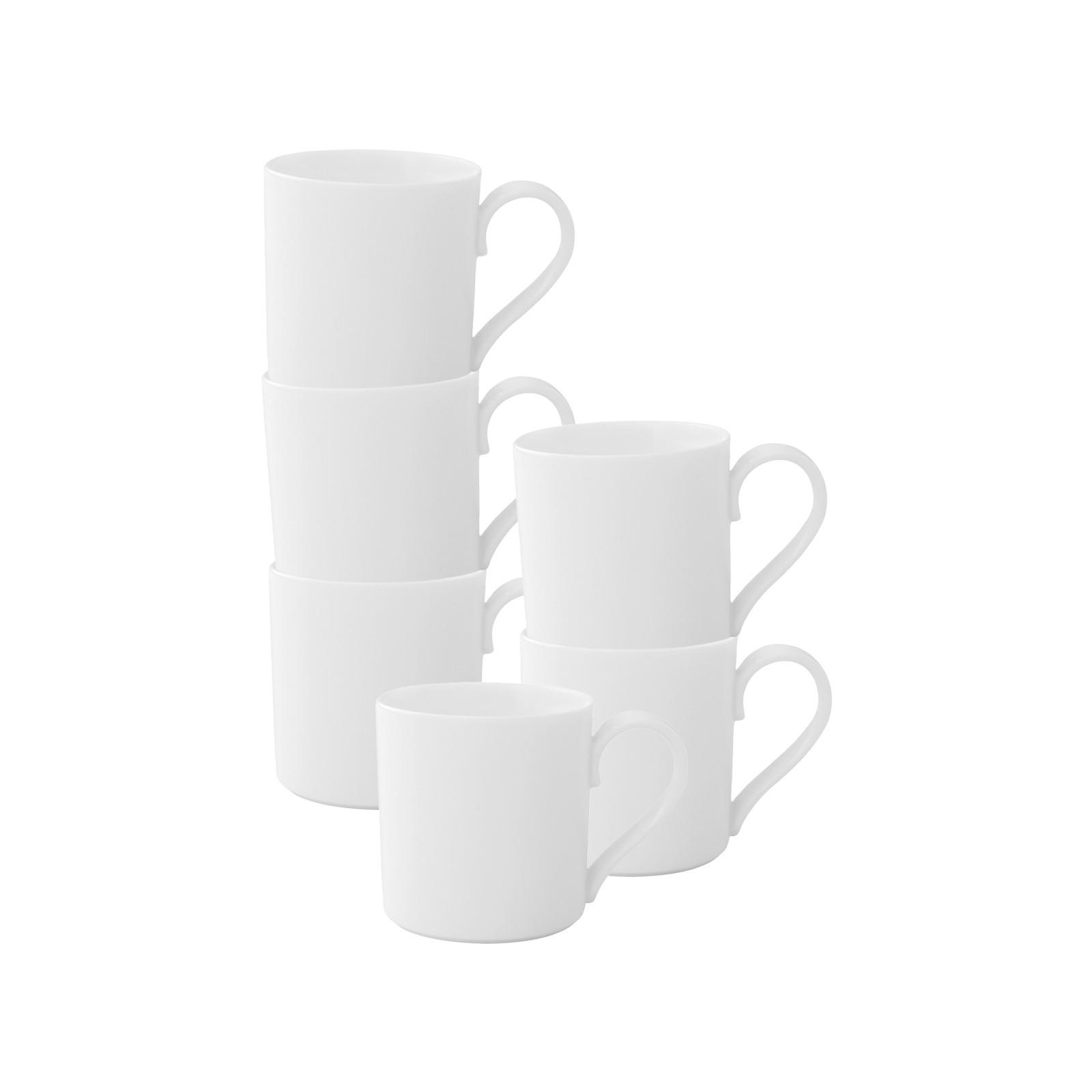 ESPRESSOTASSEN Modern Grace weiß 60 ml 6er Set - Weiß, Keramik (0.06L) - Villeroy & Boch