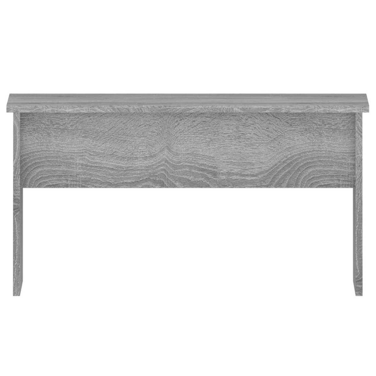 COUCHTISCH Grau Sonoma 80x50,5x41,5 cm Holzwerkstoff - Grau, Holzwerkstoff (80/50.5/41.5cm) - furnicato