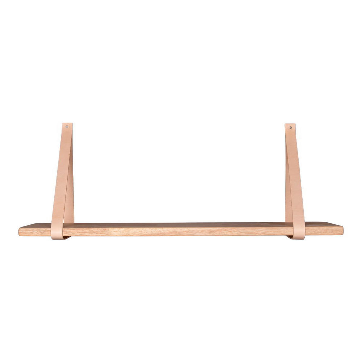 REGAL Forno Gummibaum, Leder Natur - Naturfarben, Holz (120/2/20cm) - tinkaro
