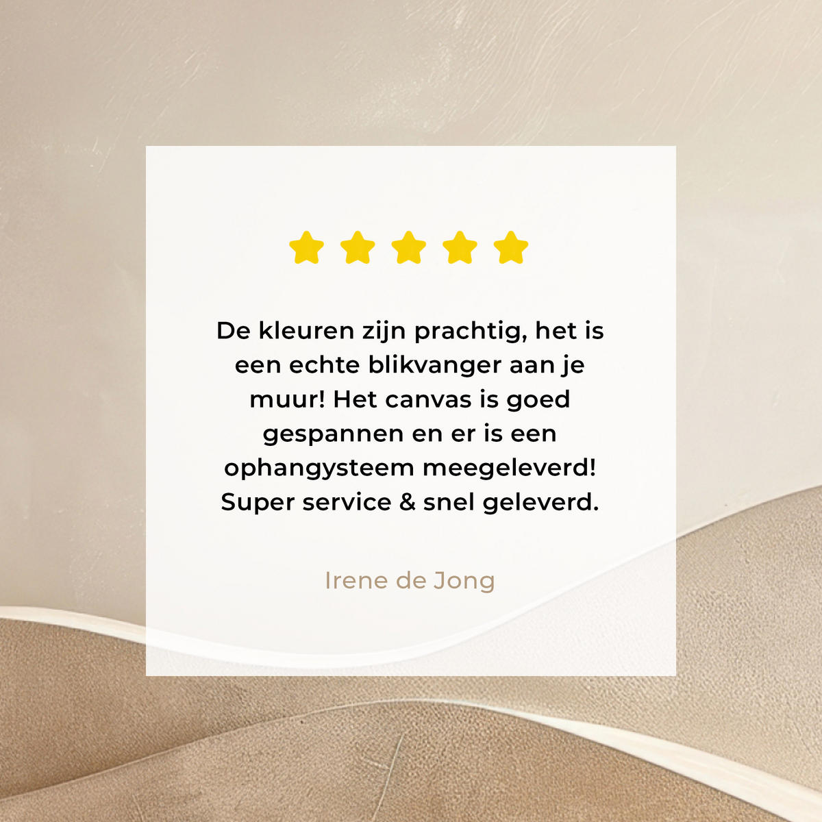 LEINWANDBILD Beige - Natur - Abstrakt - Modern Deko Wohnzimmer 20x20 cm - Beige, Textil (20/20cm) - MuchoWow