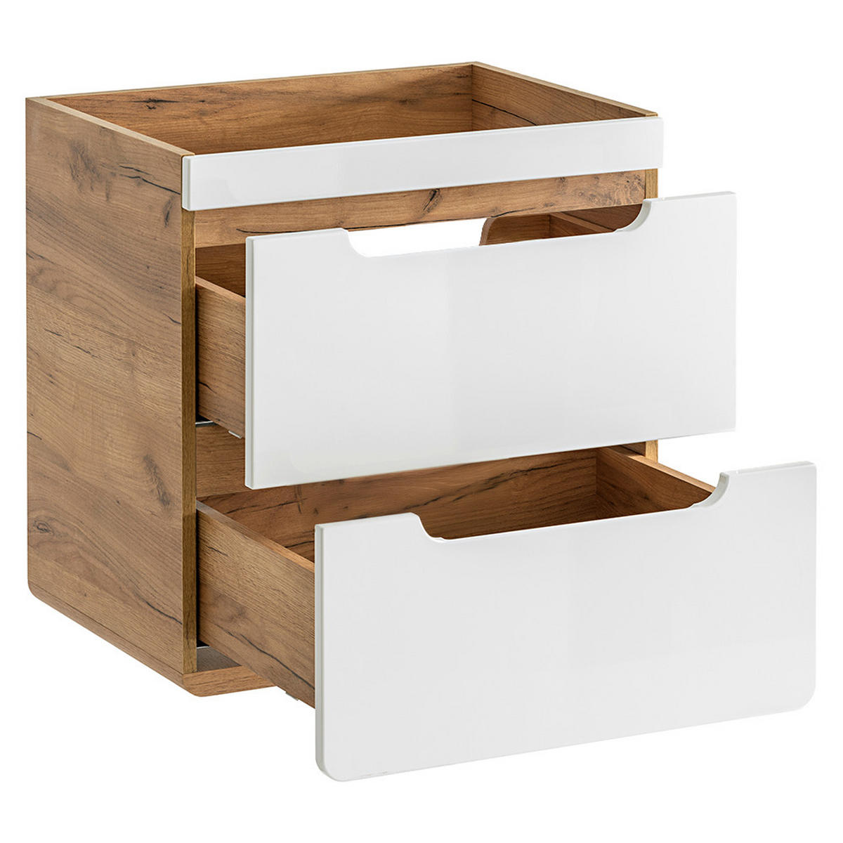 WASCHTISCH Luton-56 - Weiß, Holzwerkstoff (61/63/46cm) - Lomado