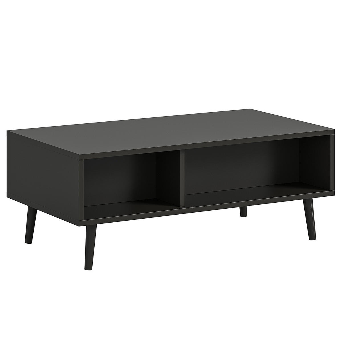 COUCHTISCH - Schwarz / Eiche Artisan Dekor - Eichefarben/Schwarz, Holzwerkstoff (54/100/39cm) - home24