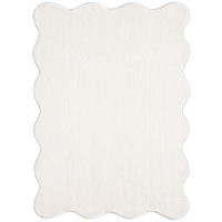 HOCHFLORTEPPICH Antirutsch Uni TIRSO Polyester Creme 140 x 200 cm - Beige, Textil (140/200cm) - KADIMA DESIGN