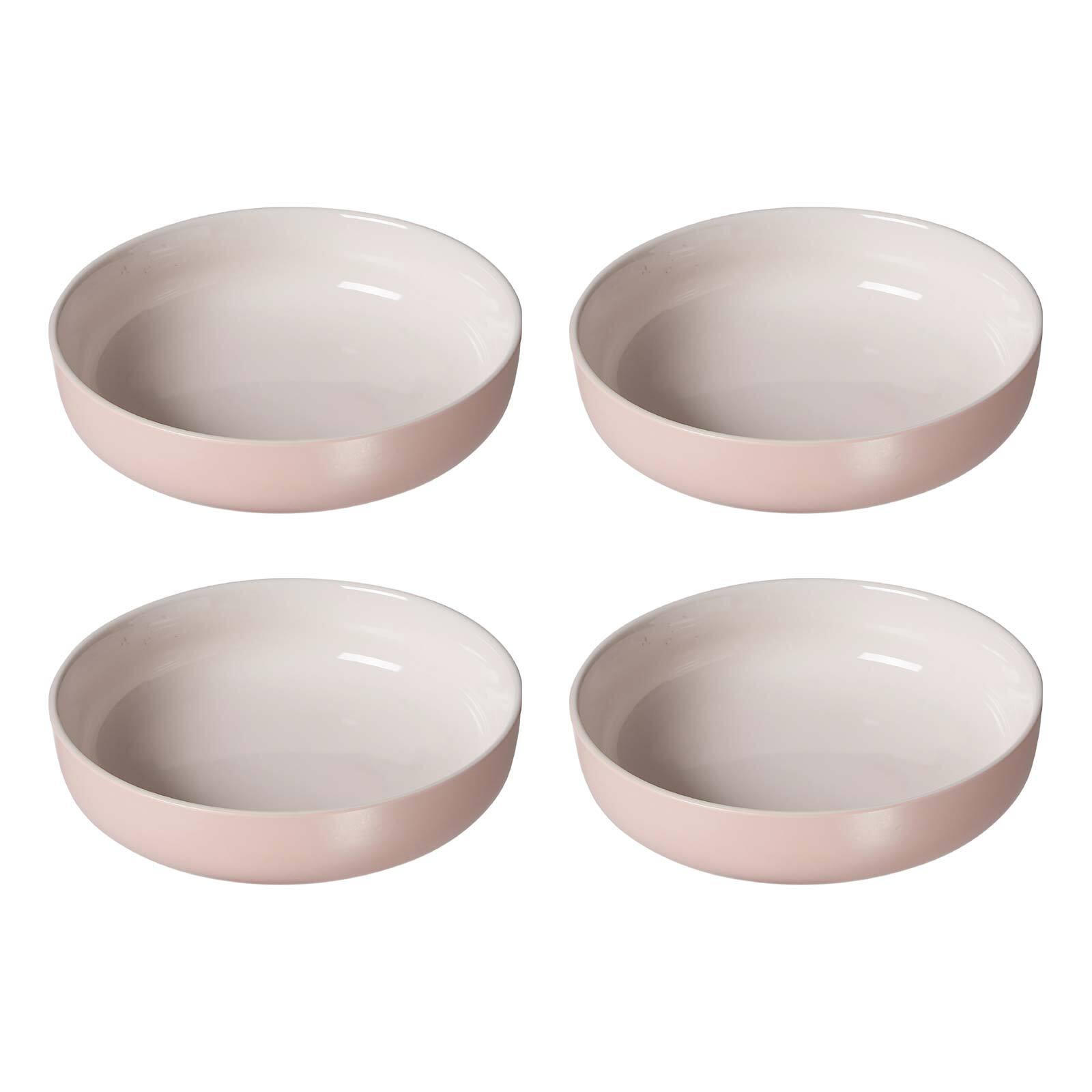 SCHALEN Jasper Rosa ø 19.0 cm 4er Set - Rosa, Keramik (19cm) - Ritzenhoff Breker