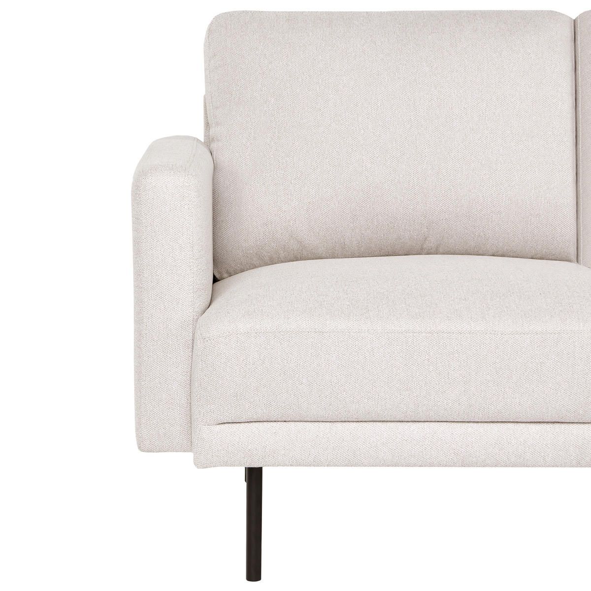 POHOVKA 2-místná Látka Světle béžová Breda - béžová, textil (150/85/85cm) - Beliani