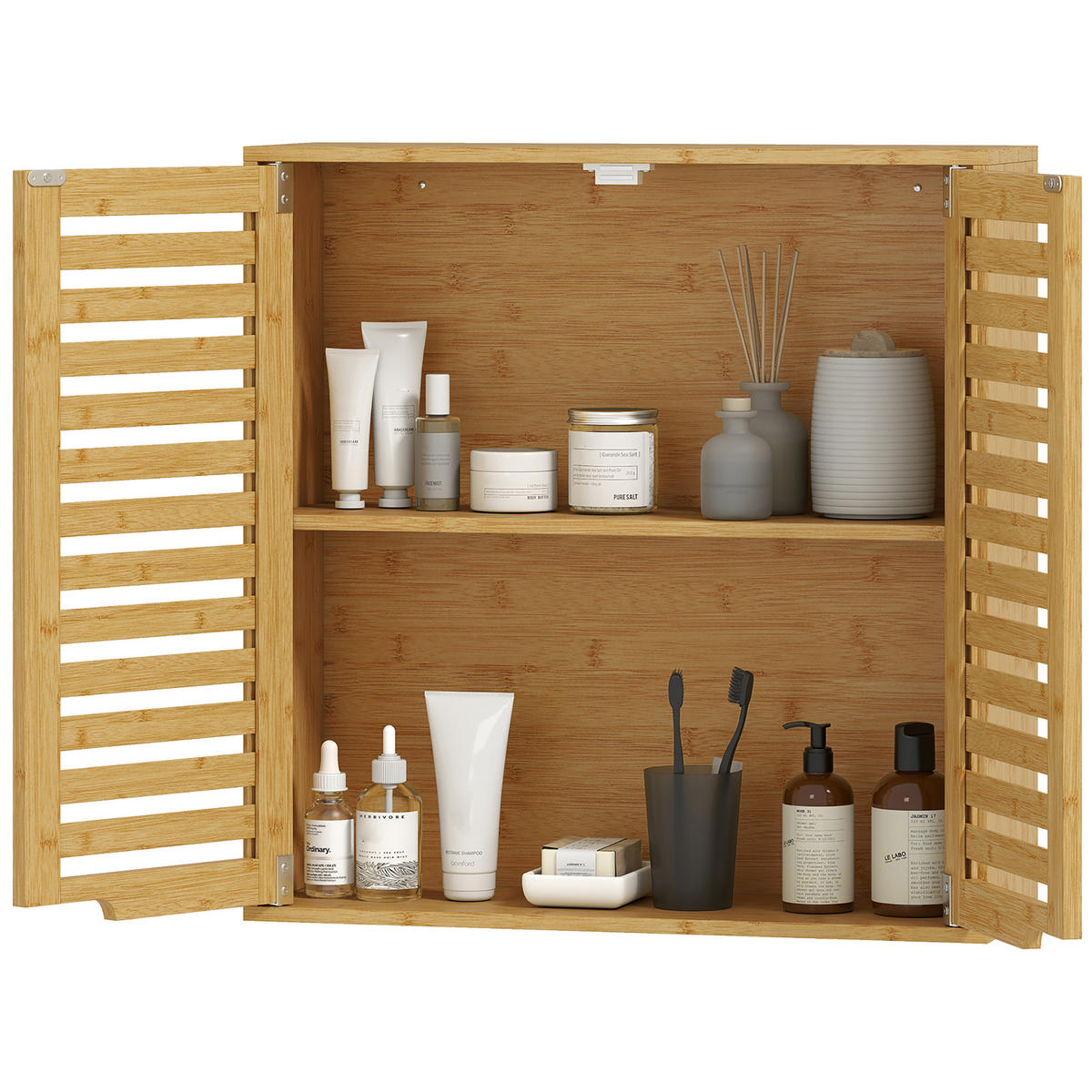 HÄNGESCHRANK Natur 60/20/60 cm - Naturfarben, Holz (60/60/20cm) - PANGIVO