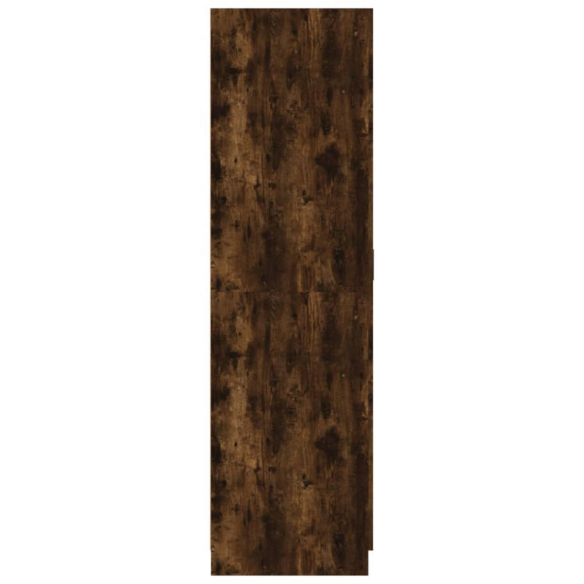 KLEIDERSCHRANK Räuchereiche 80x52x180 cm Holzwerkstoff - Braun, Holzwerkstoff (80/180/52cm) - furnicato