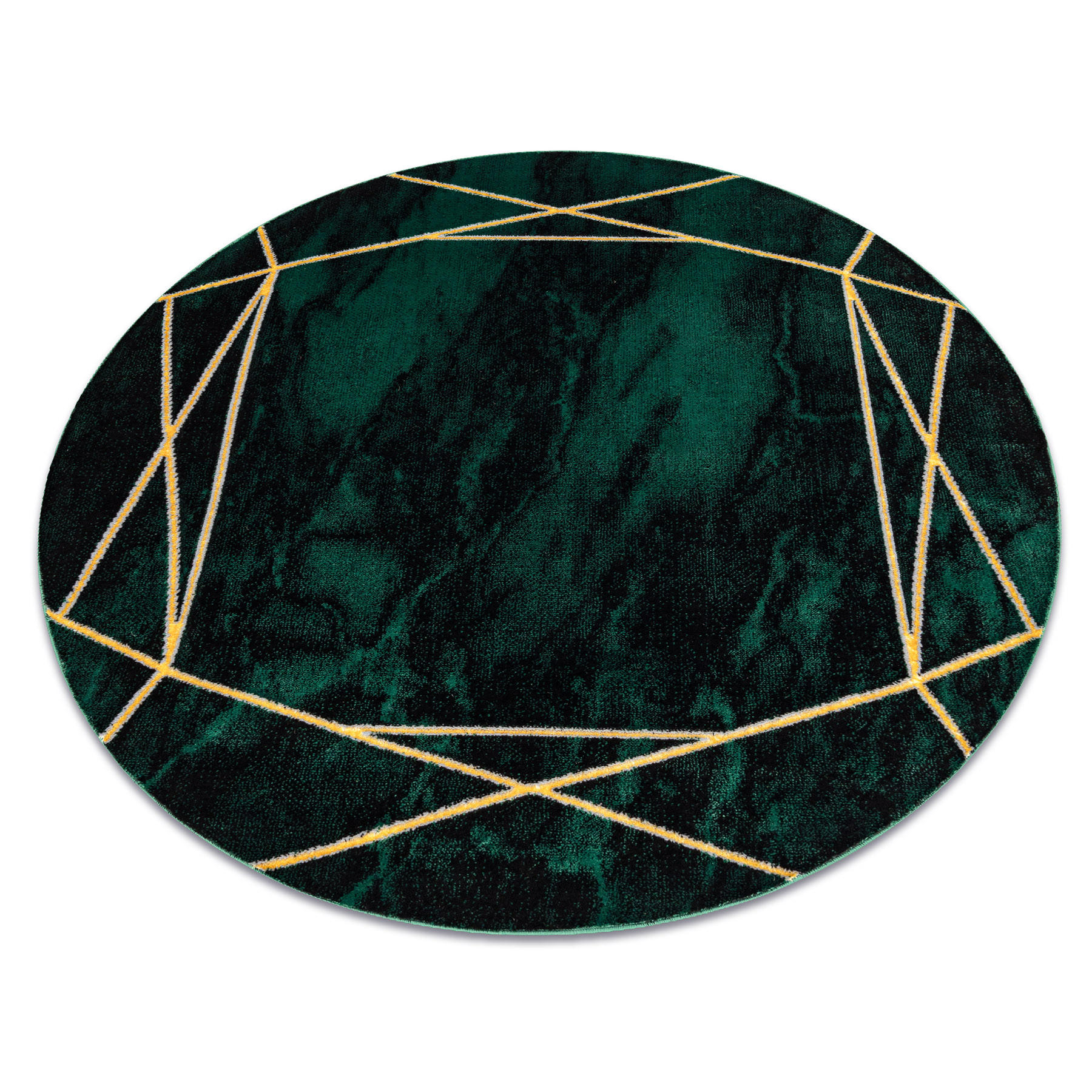 TEPPICH Emerald 120 cm - Pastellgrün, Textil (120/120cm) - rugsX
