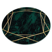 TEPPICH Emerald 120 cm - Pastellgrün, Textil (120/120cm) - rugsX