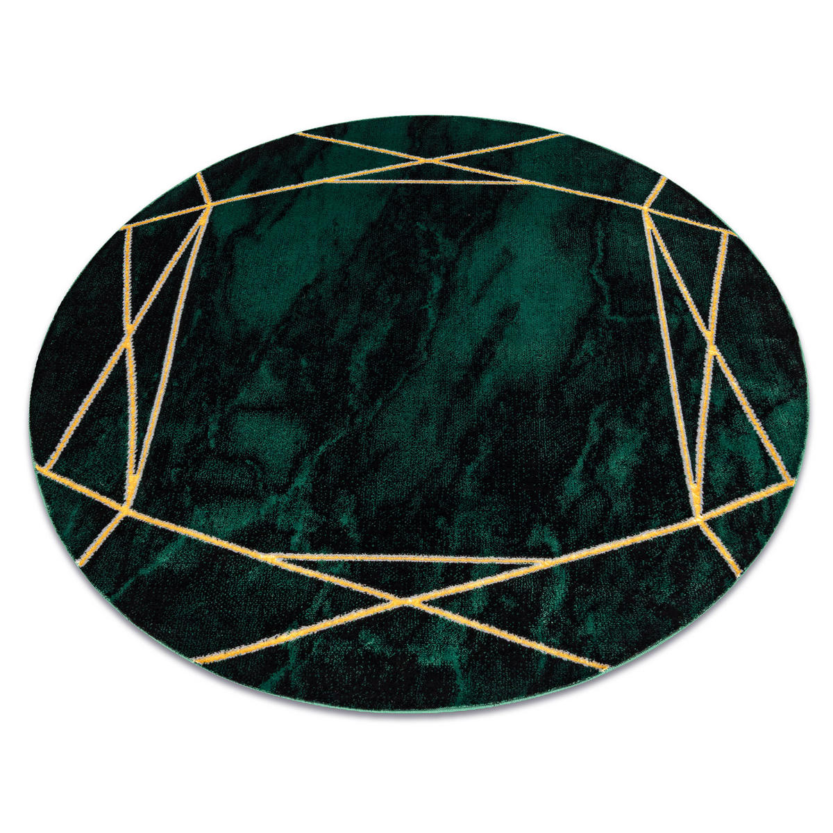 TEPPICH Emerald 120 cm - Pastellgrün, Textil (120/120cm) - rugsX