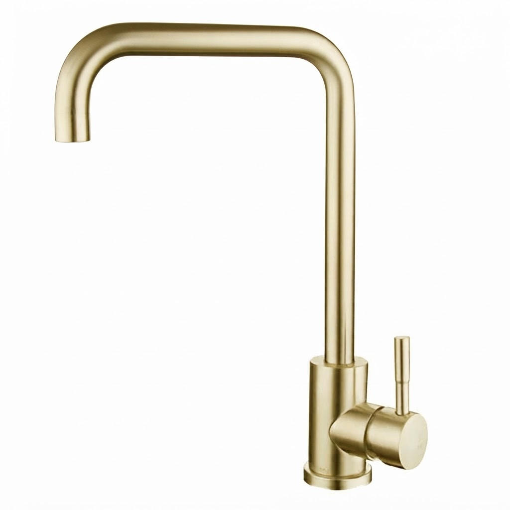 WASCHTISCHARMATUR, 32 x 20 cm, gold - Goldfarben, Metall (45/6/25cm) - Vallsero