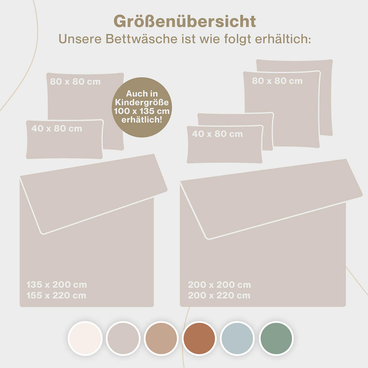 BETTWÄSCHE Musselin, 100% Baumwolle, 155/220 cm & 40/80 cm, Grau - Grau, Textil (155/220cm) - Blumtal