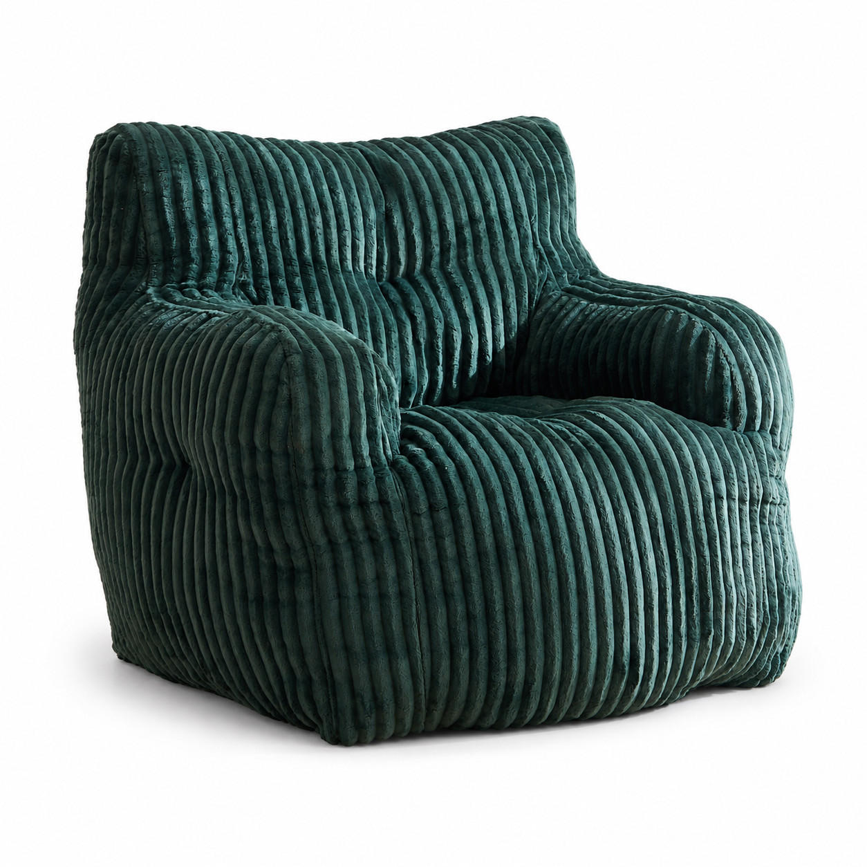 SOFA,GRÜN Cordbezug, Polstersessel Relaxsessel für Wohnzimmer Schlafzimmer - Grün, Textil (100/70/94cm) - PARAFTA HOME