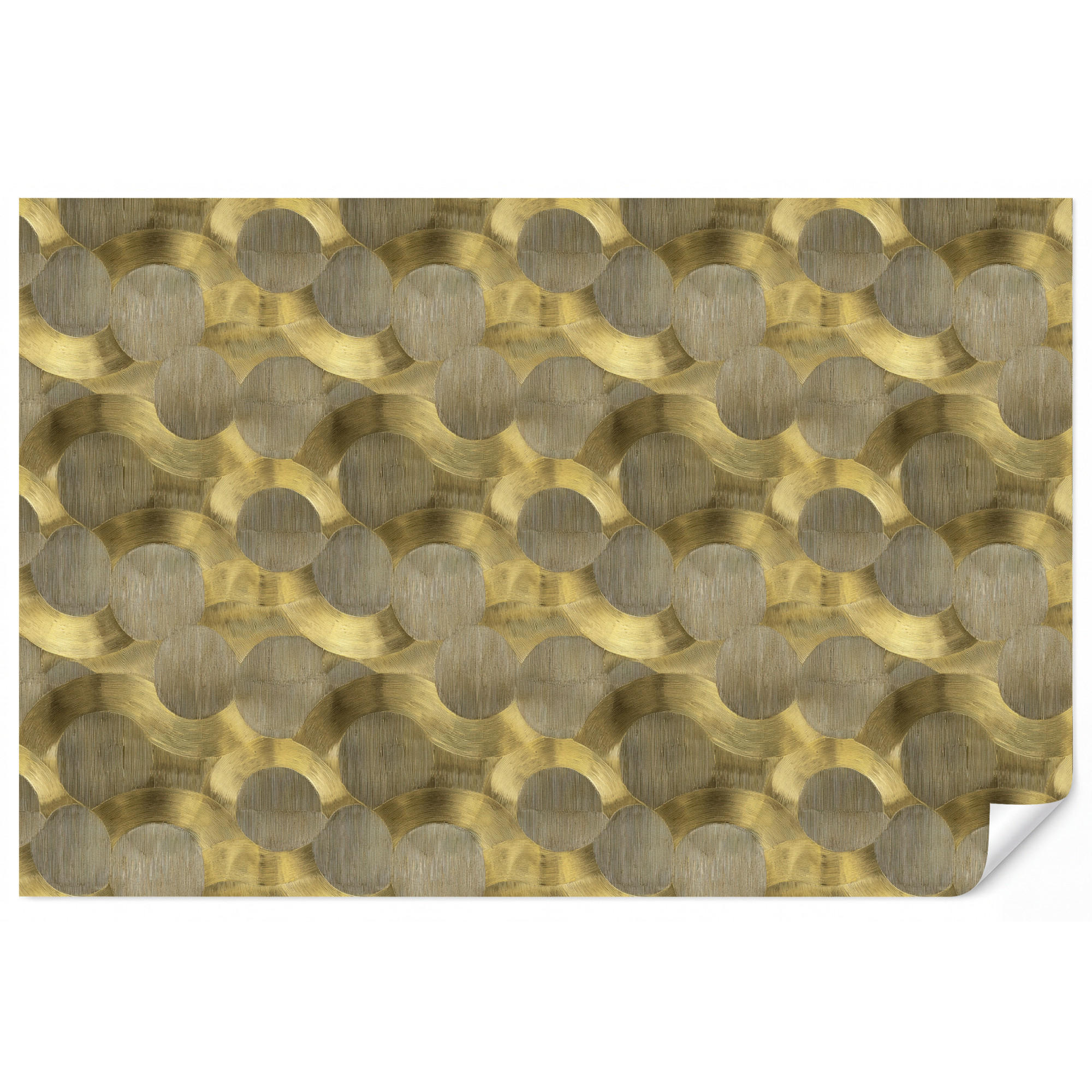 OnlyWow Tapete Gold 350x240 cm