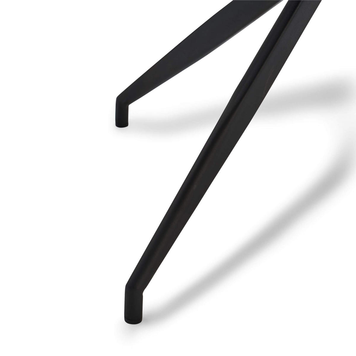 ARMLEHNSTUHL-SET 4 Stück in Kunstleder Cognacbraun - Schwarz/Braun, Textil/Metall (59/85/57cm) - Furnhouse