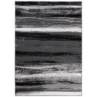 TEPPICH MAYA Dunkelgrau Meliert Streifen Verwischt 200/300 cm - Dunkelgrau, Textil (200/300cm) - Tapiso