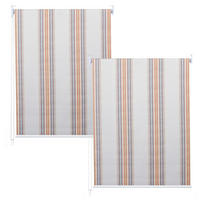 ROLLO Grau, Braun, Orange - Braun/Orange, Textil (120/230/1cm) - MCW