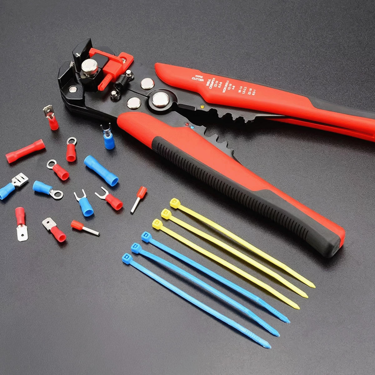 ABISOLIERZANGE Automatische Set - Rot, Metall (10/5/10cm) - KRUMAD