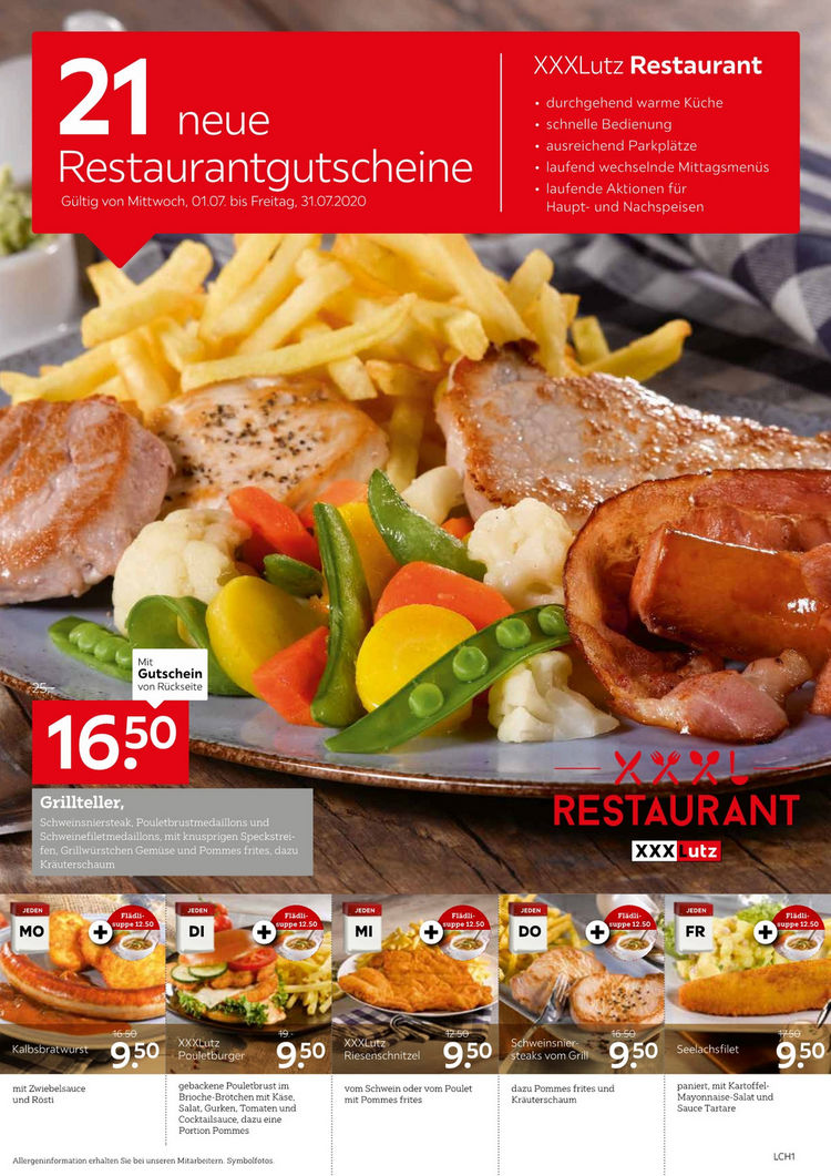 21 neue Restaurantgutscheine