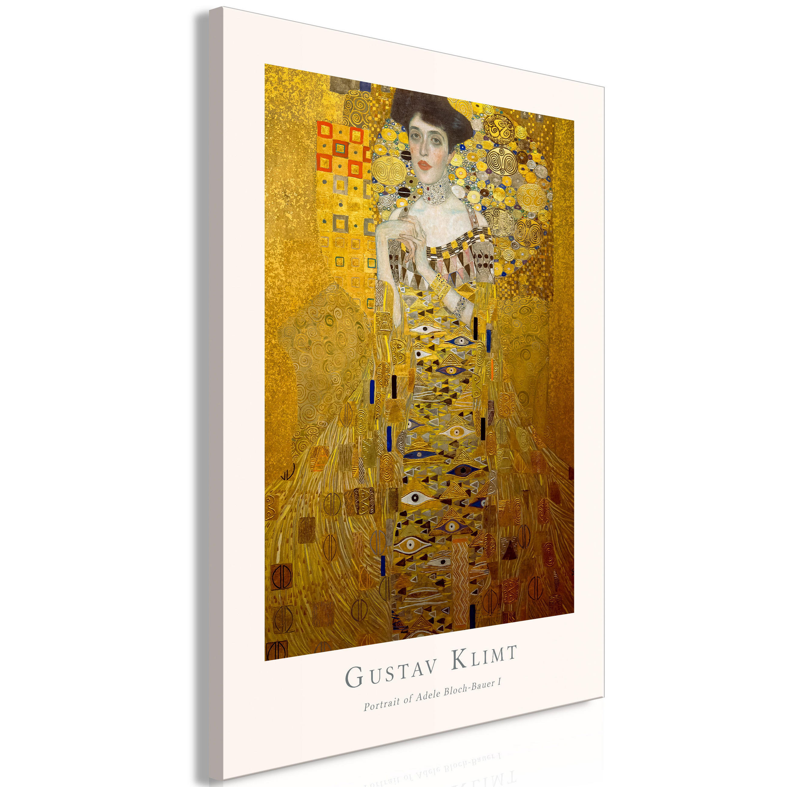 KUNSTDRUCK Gold 40/60 cm - Pink/Goldfarben, Textil (40/60cm) - KUNSTLOFT