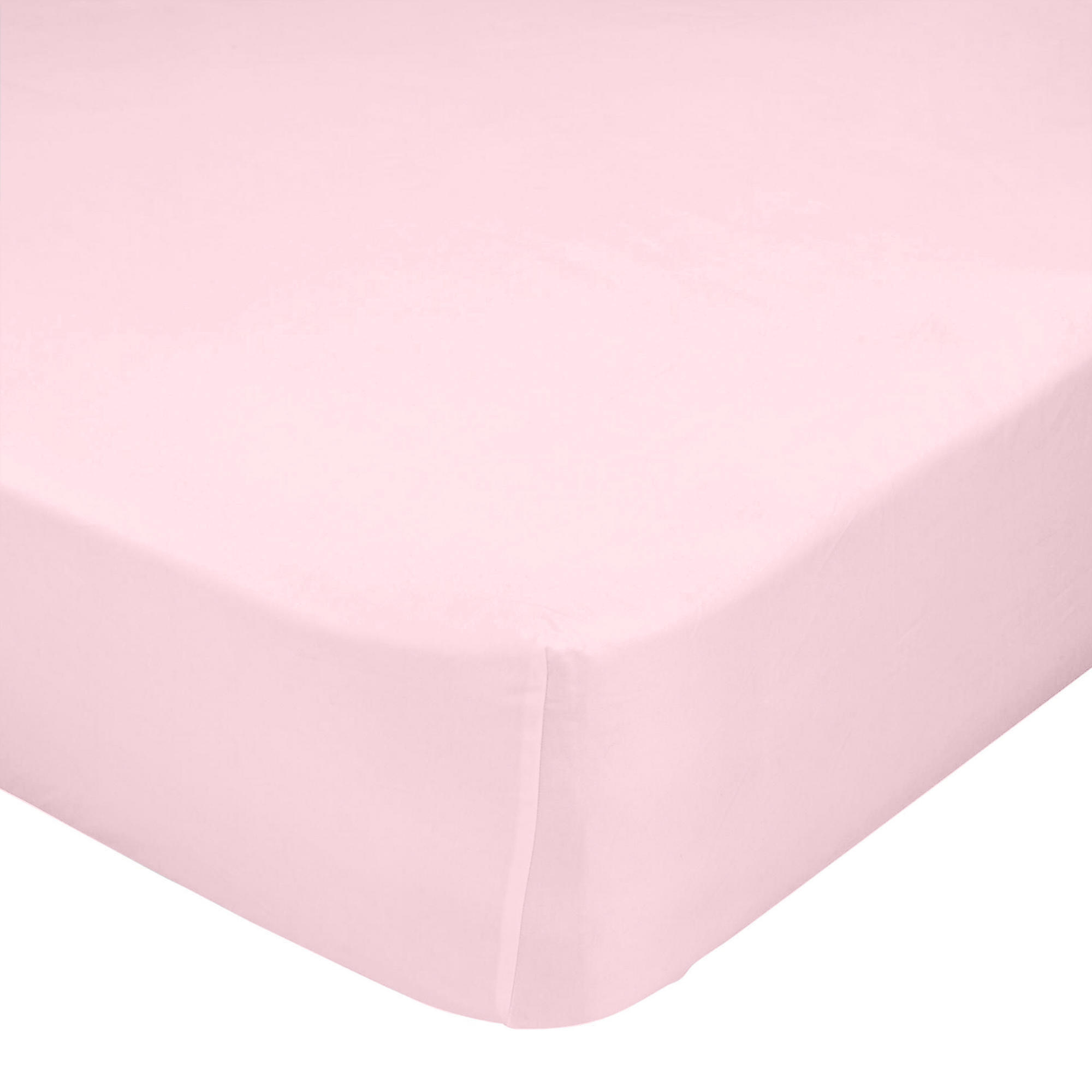 SPANNBETTTUCH basic 60x120x14 cm (kinderbett) hellrosa - Hellrosa, Textil (60/120cm) - Happy Friday