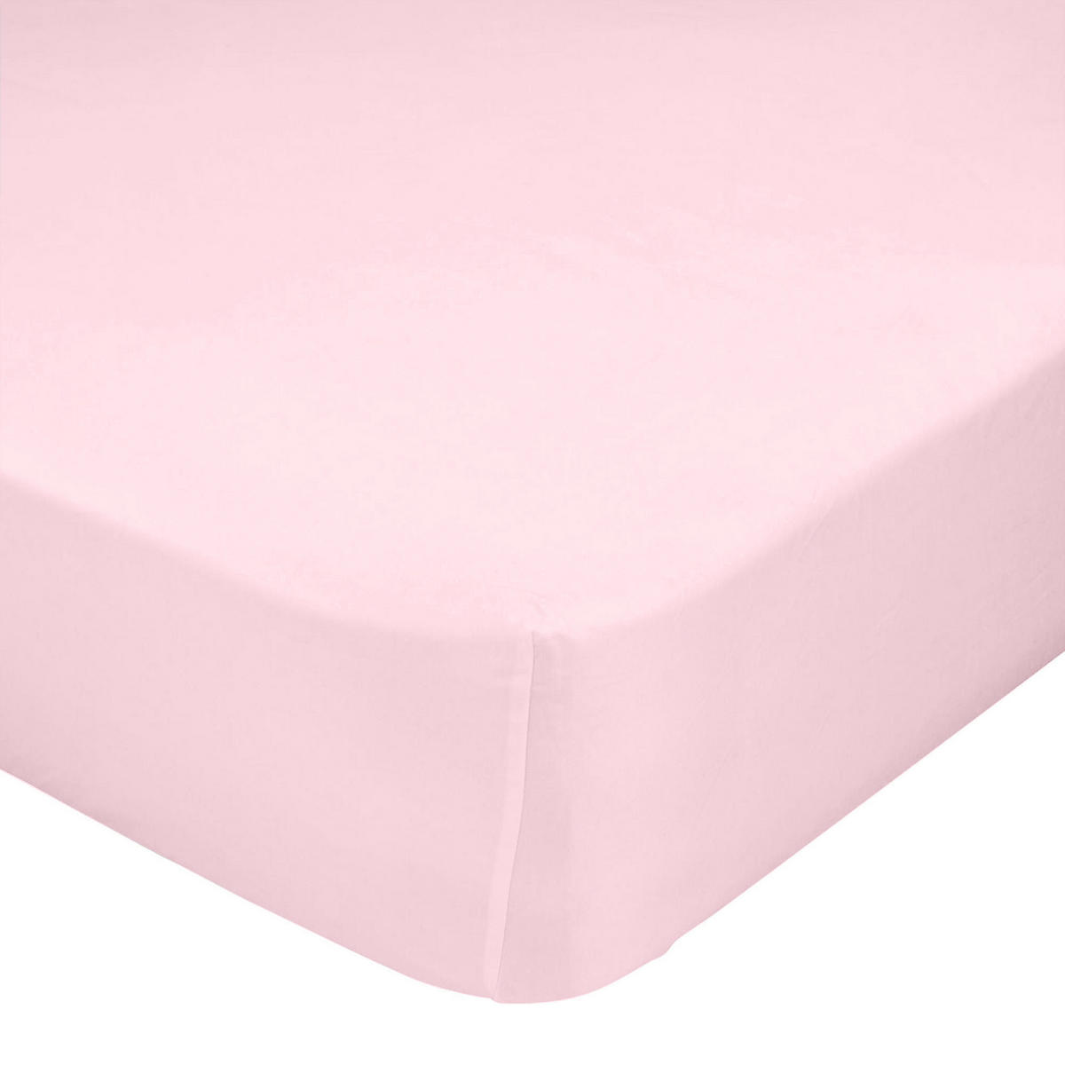 SPANNBETTTUCH basic 60x120x14 cm (kinderbett) hellrosa - Hellrosa, Textil (70/140cm) - Happy Friday
