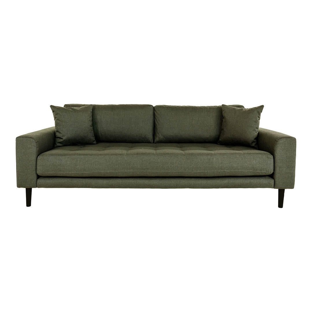 3-SITZER-SOFA grün - Grün, Textil (210/76/93cm) - ebuy24
