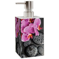 SEIFENSPENDER Madeira - Violett/Schwarz, Kunststoff (8/16/8cm) - Sanilo