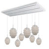 HÄNGELEUCHTE Echos 8-flammig Klar Ø 18/25cm - Klar/Weiß, Glas (18/18/20cm) - s.luce