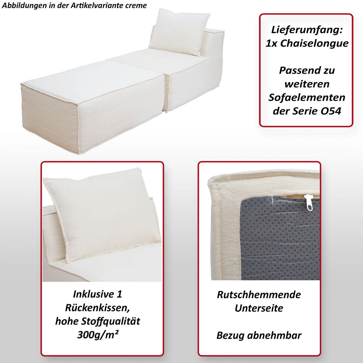 CHAISELONGUE Šedá - sivá, textil (75/63/194cm) - MCW