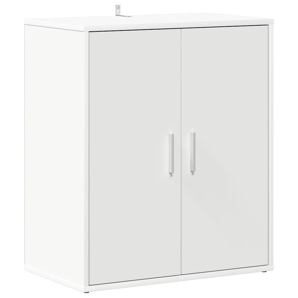 SCHUHSCHRANK Weiß 60x35x70 cm Holzwerkstoff - Weiß, Holzwerkstoff (35/70/60cm) - furnicato
