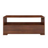 MASSIVHOLZ-TV-SCHRANK Sandema, Buche - lackiert, Nussbaumfarbe - Walnussfarben, Holz/Buchenholz (120/51.5/44.8cm) - Visby
