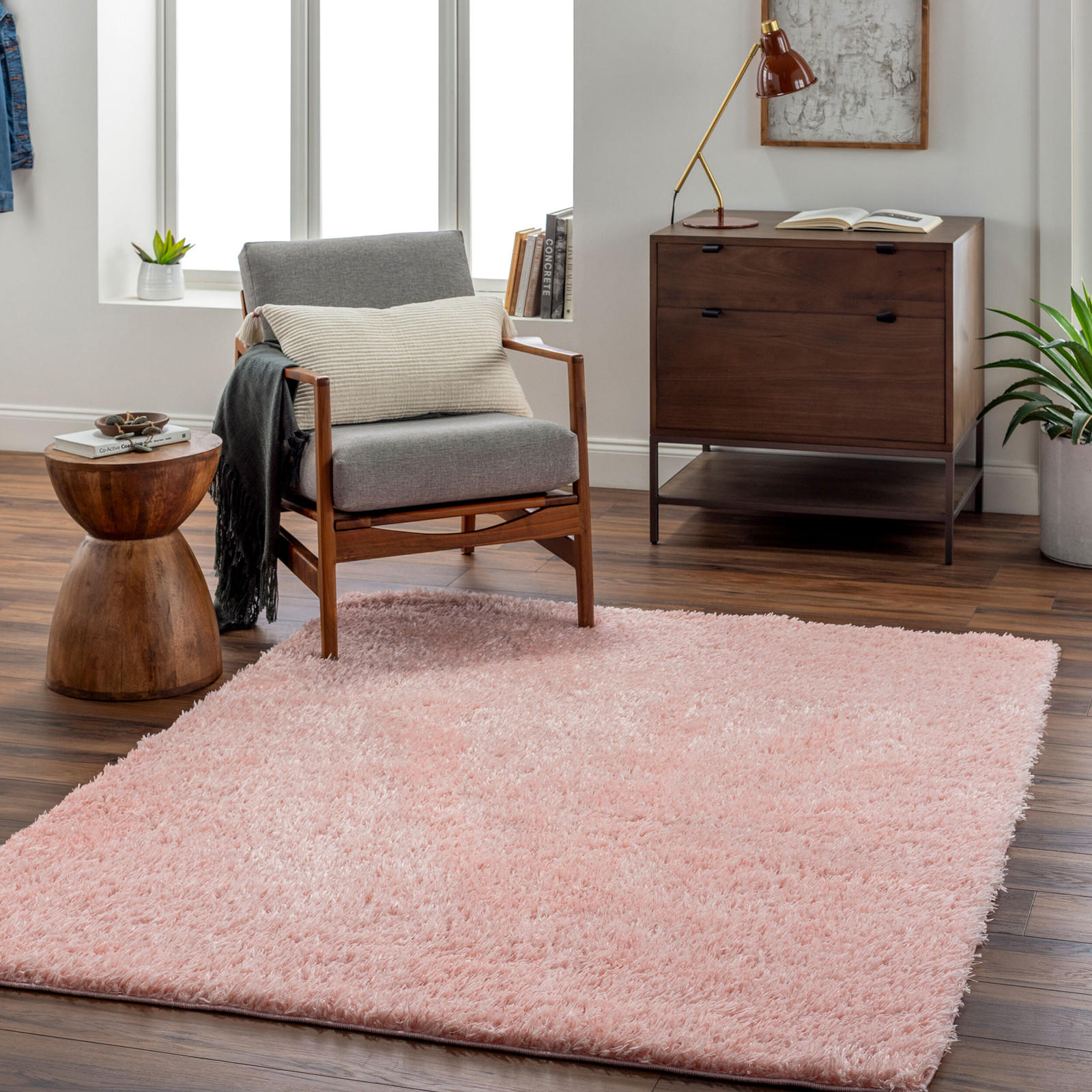 HOCHFLORTEPPICH 160/213 cm Rosa - Pink, Naturmaterialien/Textil (160/213cm) - LIVABLISS