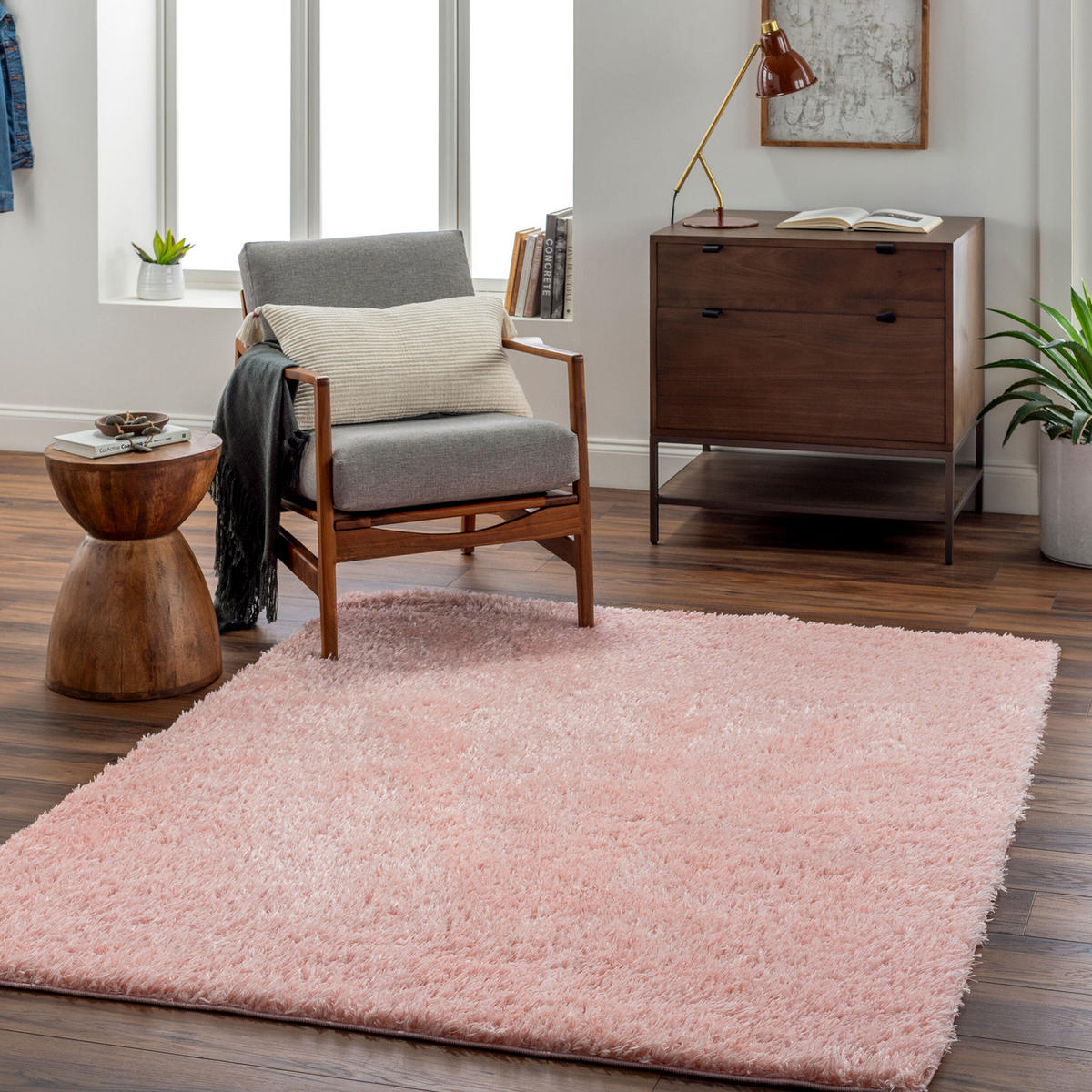 HOCHFLORTEPPICH 120/180 cm Rosa - Pink, Naturmaterialien/Textil (120/180cm) - LIVABLISS