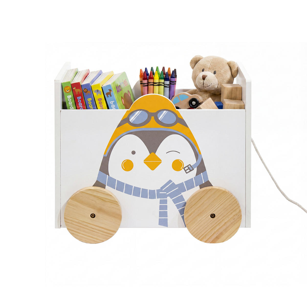 KINDER-AUFBEWAHRUNGSTRUHE Weiß 42/33,5/36 - Weiß, Holz (42/36/34cm) - Mobili Rebecca