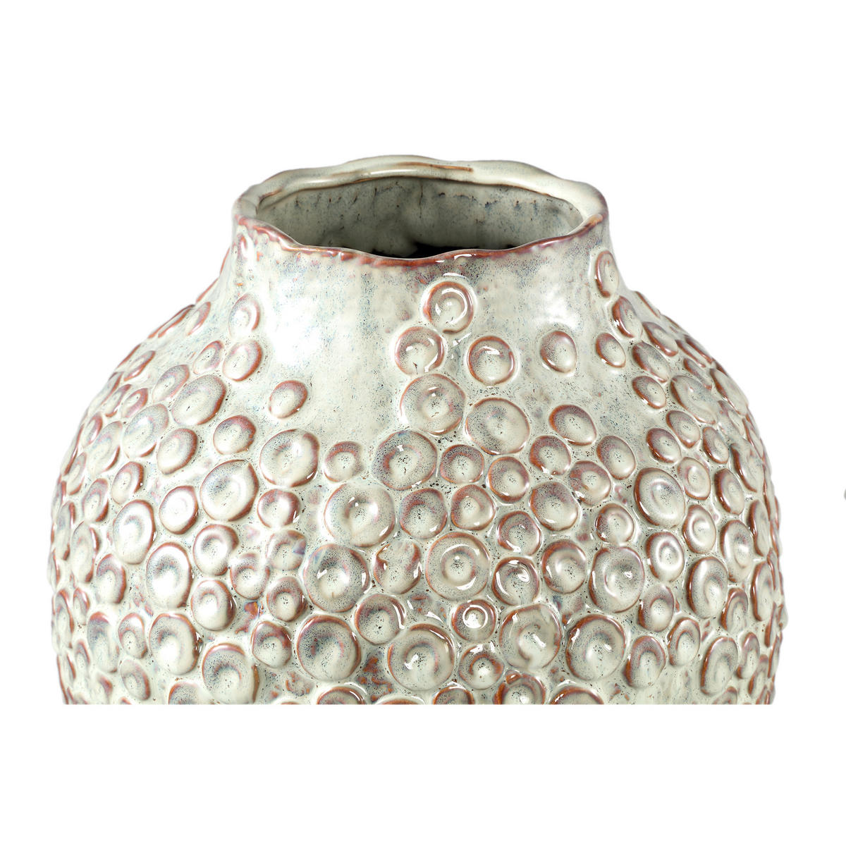 TOPF Avis Beige 26/26/35cm - Beige, Keramik (35cm) - PTMD Collection